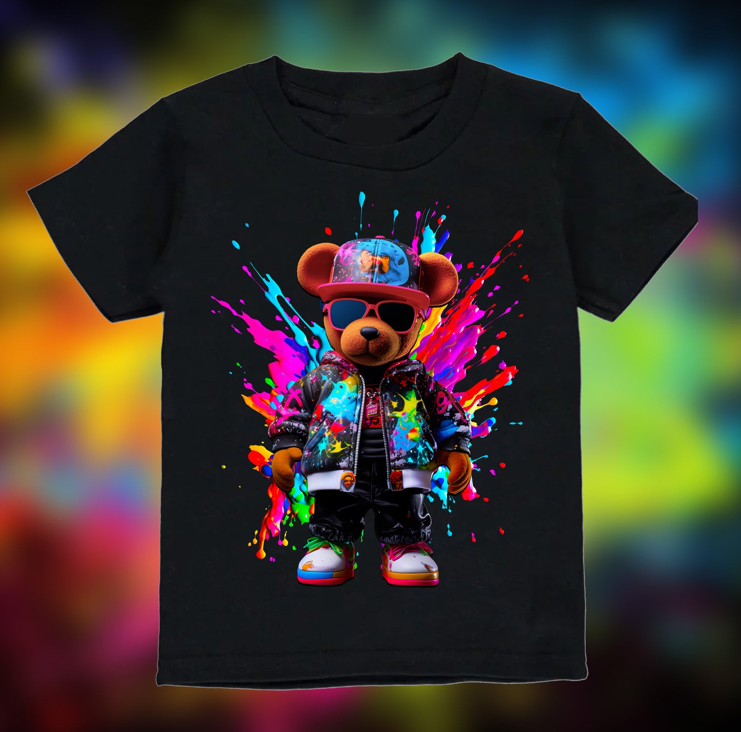 Kids "Graffiti Bear" T-Shirt