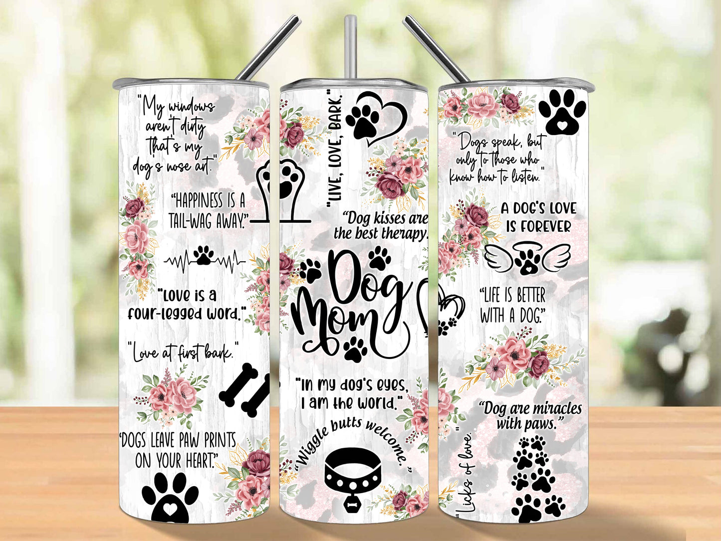 Dog Mom Tumbler