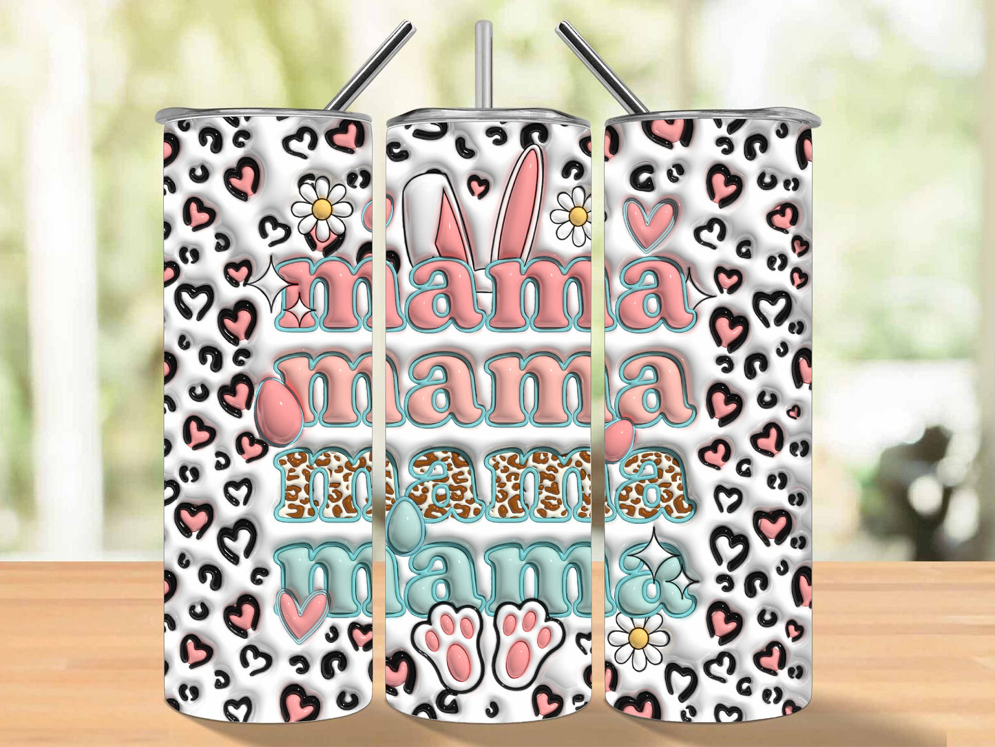 Easter bunny "MAMA" 20 oz Tumbler