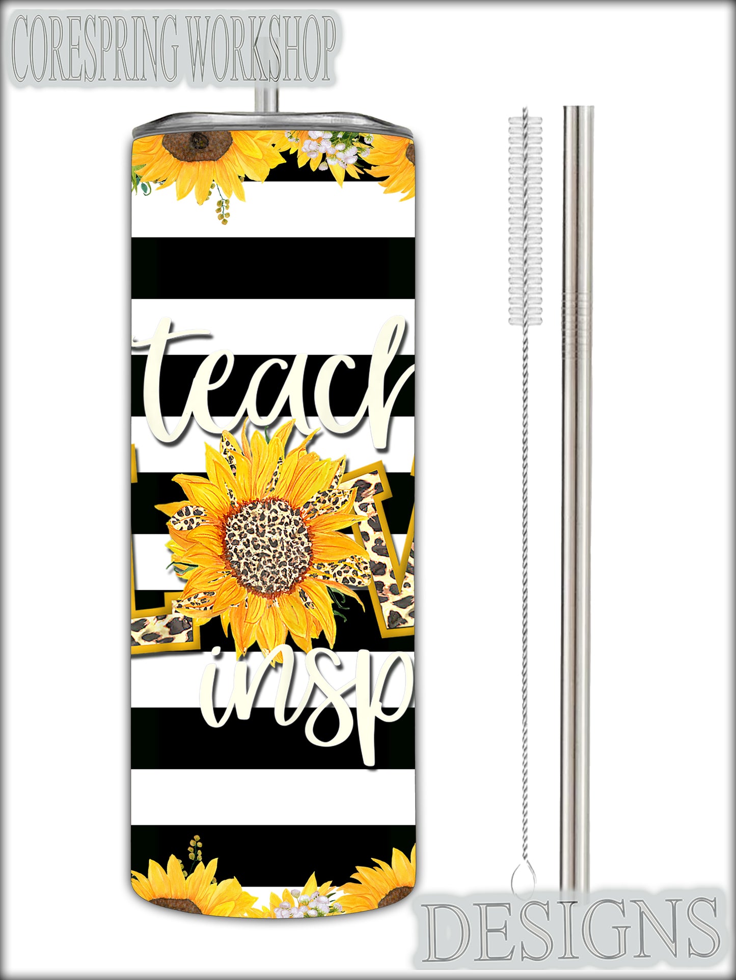 Teach, Love, Inspire 20 oz Tumbler