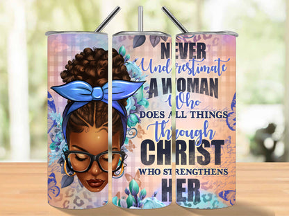 Philippians 4:13 20 oz Faith Tumbler